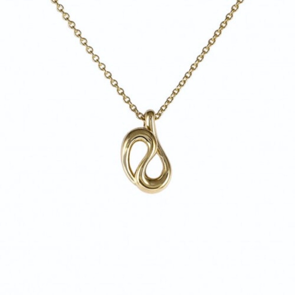 Tiffany & Co. Peretti Open Wave 18k Yellow Gold - Picture 2 of 12